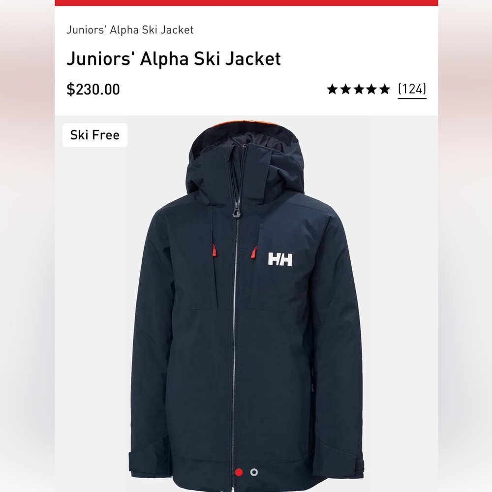 Helly Hansen Kids' Dark Blue Ski jacket & matching pants!
